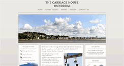 Desktop Screenshot of carriagehousedundrum.com